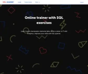 SQL-Academy.org(SQL Academy: учебник и онлайн тренажер c упражнениями по SQL) Screenshot