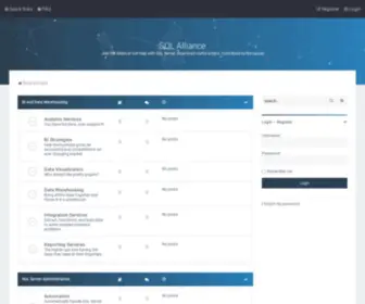 Sqlalliance.com(SQL Alliance) Screenshot