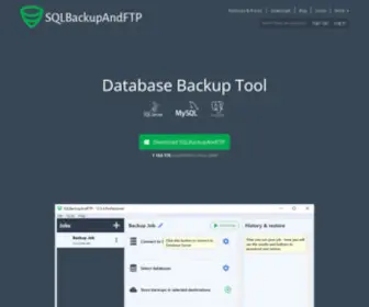 SQlbackupandftp.com(SQL Server) Screenshot