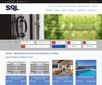 SQL.com.mt(Inside Homes Malta Ltd) Screenshot