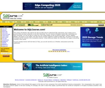 SQlcourse.com(Beginner & Advanced Interactive SQL Tutorials) Screenshot