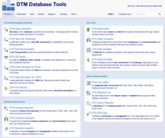 Sqledit.com(Data Management Tools by DTM soft) Screenshot