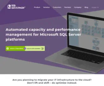 SQlgovernor.com(SQL Governor) Screenshot