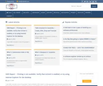 Sqlindia.com(Where Data Speaks) Screenshot