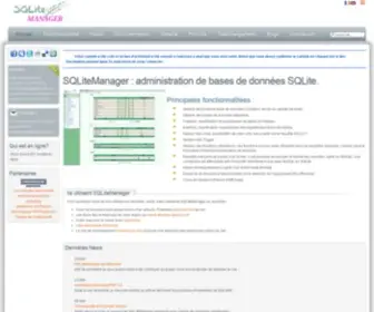 Sqlitemanager.org(Administration de bases de données SQLite) Screenshot