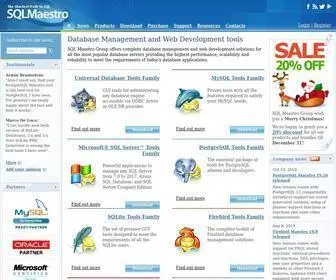 SQlmaestro.com(Database tools for MySQL) Screenshot