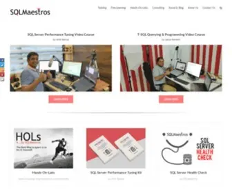 SQlmaestros.com(SQL Server Training Learning Videos Courses Workshops) Screenshot