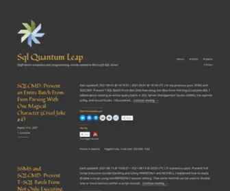 SQlquantumleap.com(Sql Quantum Leap) Screenshot