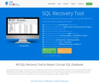 SQlrecoverytool.com(SQL Recovery Tool to Repair Corrupt MDF Database) Screenshot