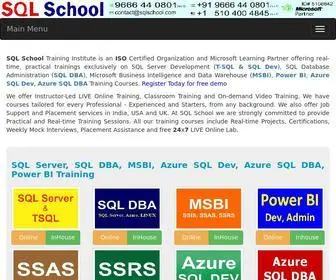 SQLSchool.com(SQL Server) Screenshot