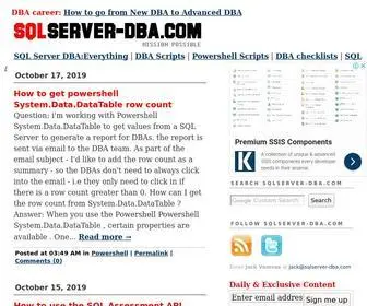 SQlserver-Dba.com(SQL Server DBA) Screenshot
