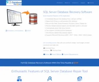 SQlserverdatabaserecovery.org(SQL Server Database Recovery) Screenshot