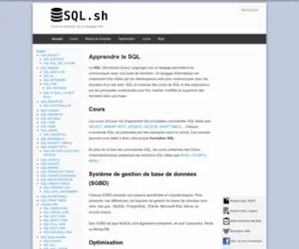 SQL.sh(Le SQL (Structured Query Language)) Screenshot