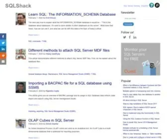 SQLshack.com(SQL Shack) Screenshot
