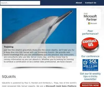SQLskills.com(SQL Server Training & Consulting for DBAs & Developers) Screenshot