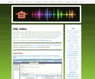SQlvideo.com(SQL Video) Screenshot