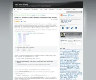 SQlwithmanoj.com(SQL Server (TSQL)) Screenshot