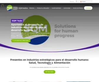 Sqmiodine.com(Presentes en industrias estratégicas para el desarrollo humano) Screenshot