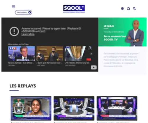 Sqooltv.com(SQOOL TV) Screenshot