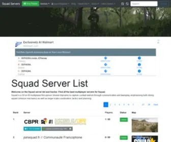 Squad-Servers.com(Squad Server List) Screenshot
