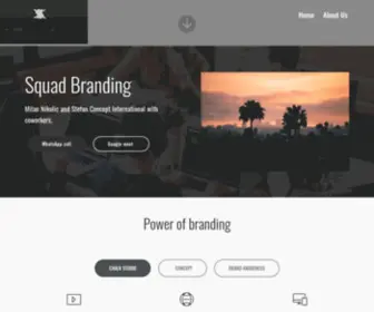 Squadbranding.com(Squad branding) Screenshot