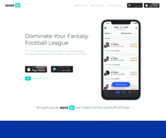 Squadql.com(Dominate Your Fantasy Baseball League) Screenshot