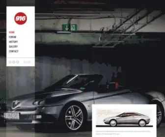 Squadra916.com(Alfa Romeo GTV & Spider 916 Community) Screenshot