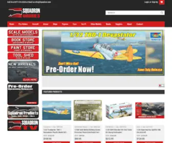 Squadron.com(Your Hobby Shop Since 1968) Screenshot