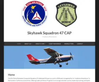 Squadron47Cap.com(Civil Air Patrol Skyhawks Composite Squadron 47 celebrated 50 years as a unit in 2018 and) Screenshot