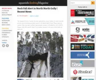 Squamishclimbingmagazine.ca(Squamish Climbing Magazine) Screenshot