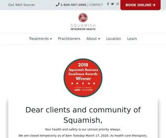 Squamishintegratedhealth.com(Massage) Screenshot