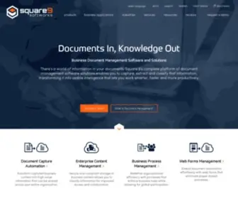 Square-9.com(Business Document Management Software Company) Screenshot