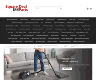 Square-Deal.co.uk(Spare Parts Accessories for Vacuums Washing Machines Dryers & more) Screenshot