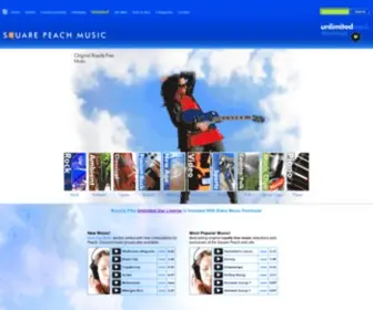 Square-Peach.com(Royalty Free Music) Screenshot