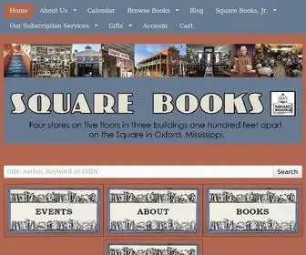 Squarebooks.com(SQUARE BOOKS) Screenshot