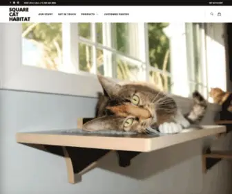 Squarecathabitat.com(Modern Cat Furniture) Screenshot