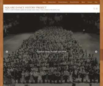 Squaredancehistory.org(Square Dance History Project) Screenshot