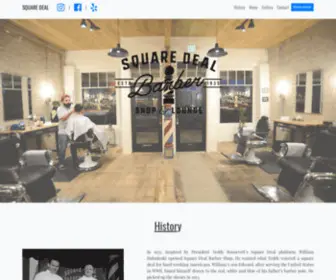 Squaredealbarber.com(Squaredealbarber) Screenshot