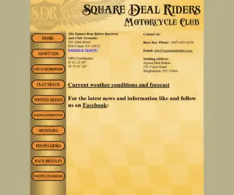 Squaredealriders.com(Squaredealriders) Screenshot