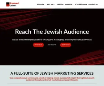 Squaredunion.com(Jewish Advertising Experts) Screenshot