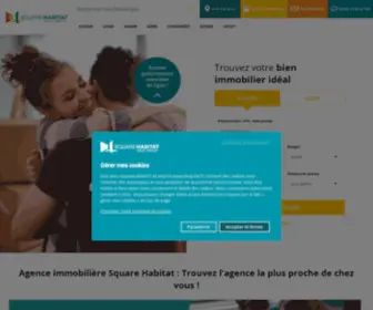 Squarehabitat.fr(Agence immobilière) Screenshot