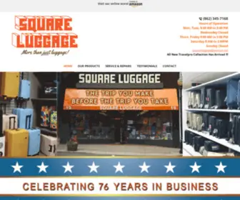 Squareluggage.com(Square Luggage) Screenshot