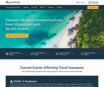 Squaremouth.co.uk(Travel Insurance) Screenshot