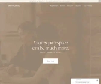 Squaremuse.com(Squarespace Design Templates for Creatives) Screenshot