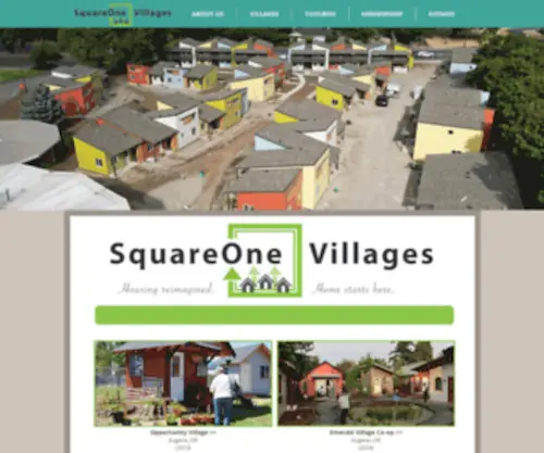Squareonevillages.org(SquareOne Villages) Screenshot