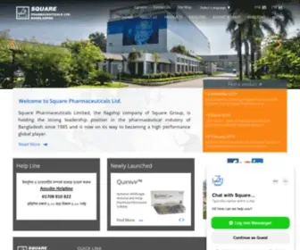 Squarepharma.com.bd(Square Pharmaceuticals PLC) Screenshot