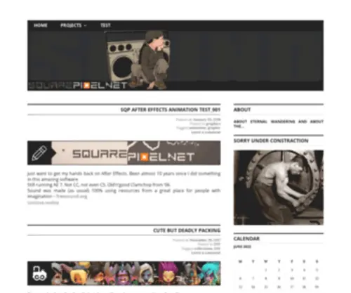 Squarepixel.net(SquarePixel) Screenshot