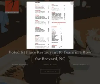 Squarerootrestaurant.com(The Square Root) Screenshot