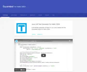 Squaretest.com(Java unit test generator for intellij idea) Screenshot