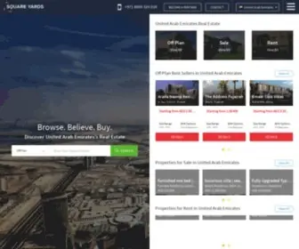 Squareyards.ae(Square Yards) Screenshot